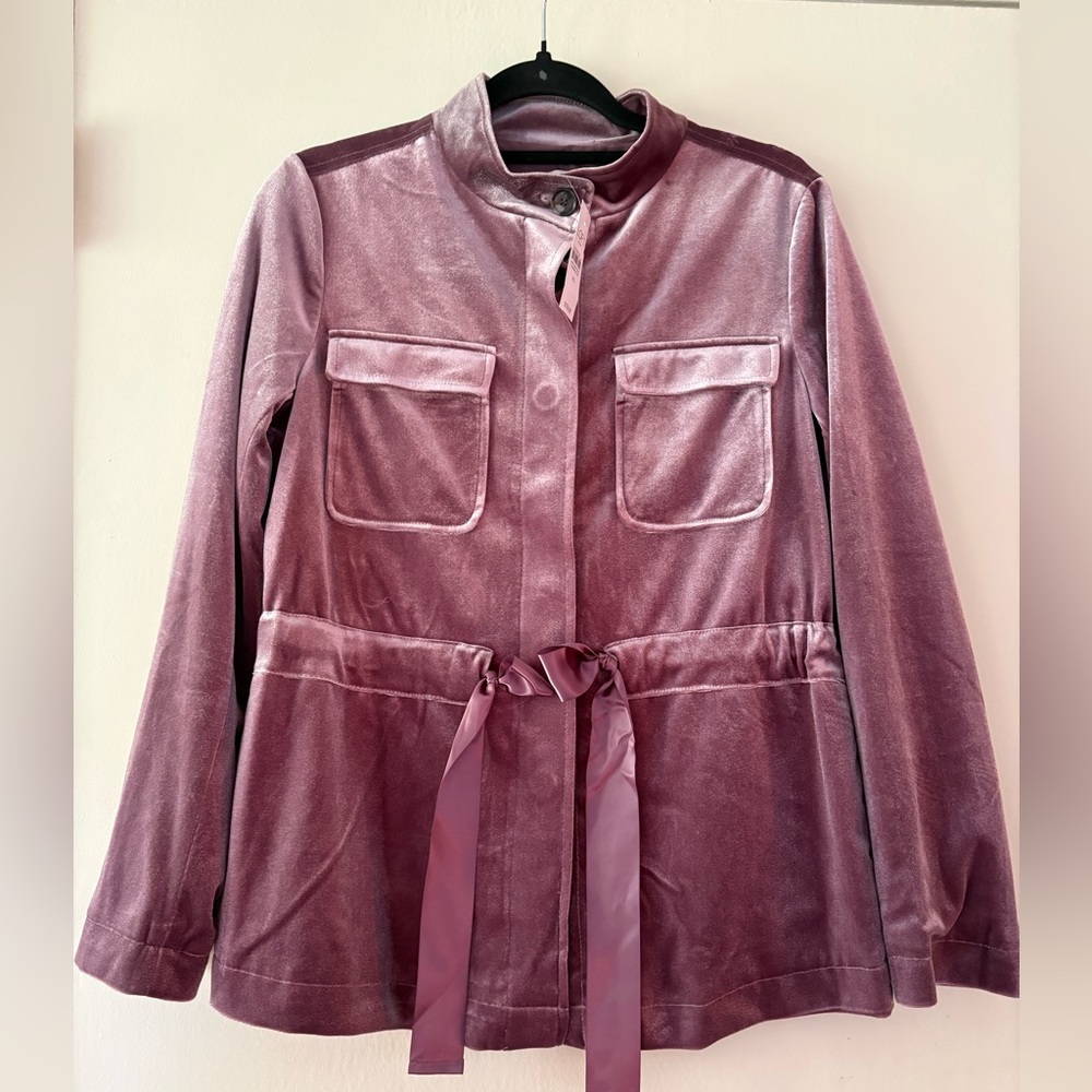 LOFT Dusty Rose Utility Jacket